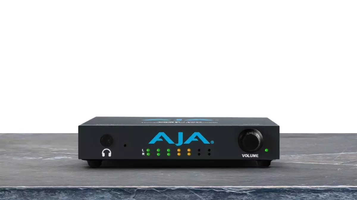 Dispositivo compacto simplifica el monitoreo  AJA Video Systems