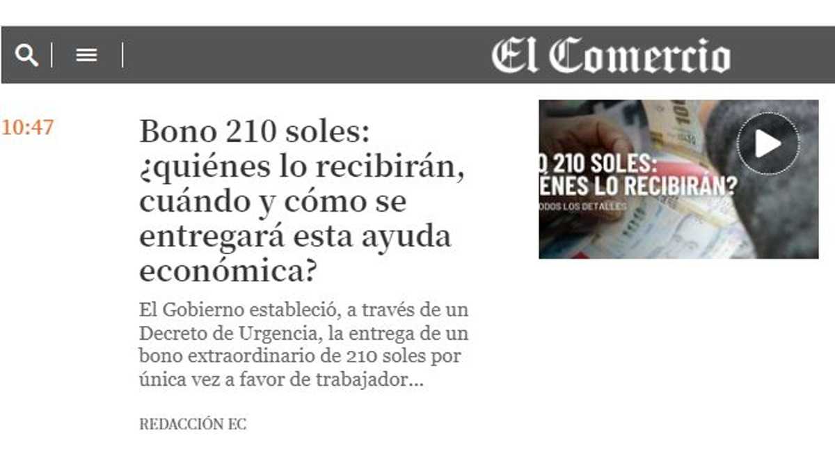 el comercio