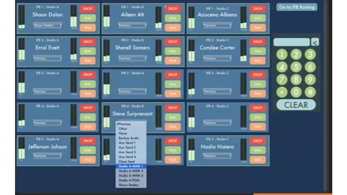 Sistema virtual para emisoras de televisión Telos Alliance 