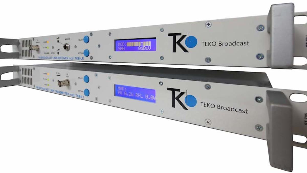 Transmisor y receptor de enlace de radio Biquad Broadcast