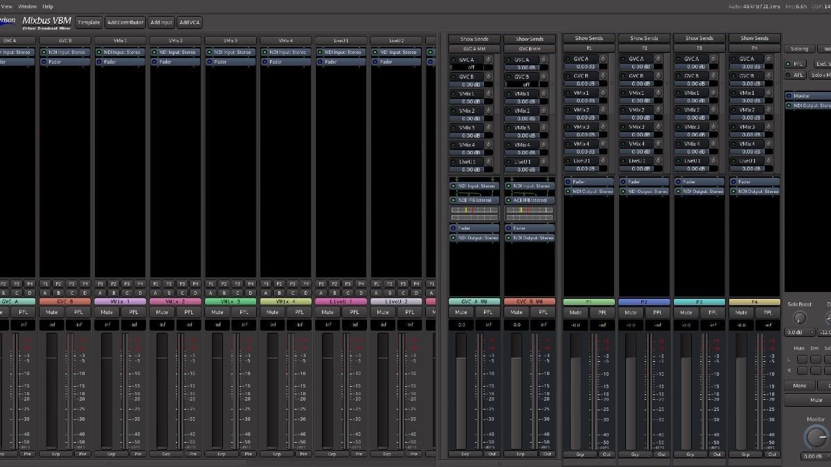 Plataforma de mezcla de audio  Advanced Systems Group