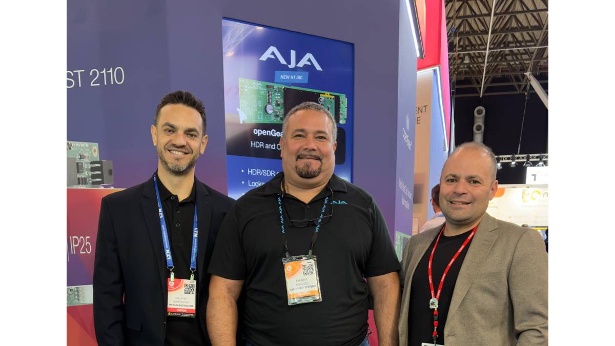 AJA tuvo lanzamientos y actualizaciones en IBC2024