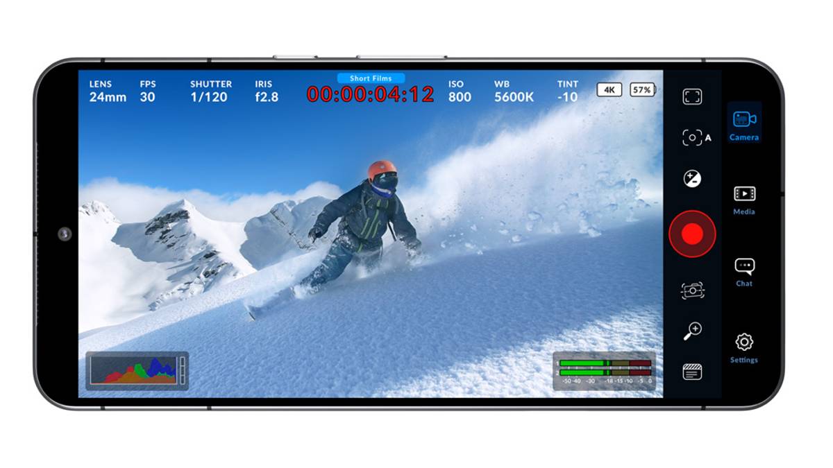 App Blackmagic Camera ya está disponible en Android