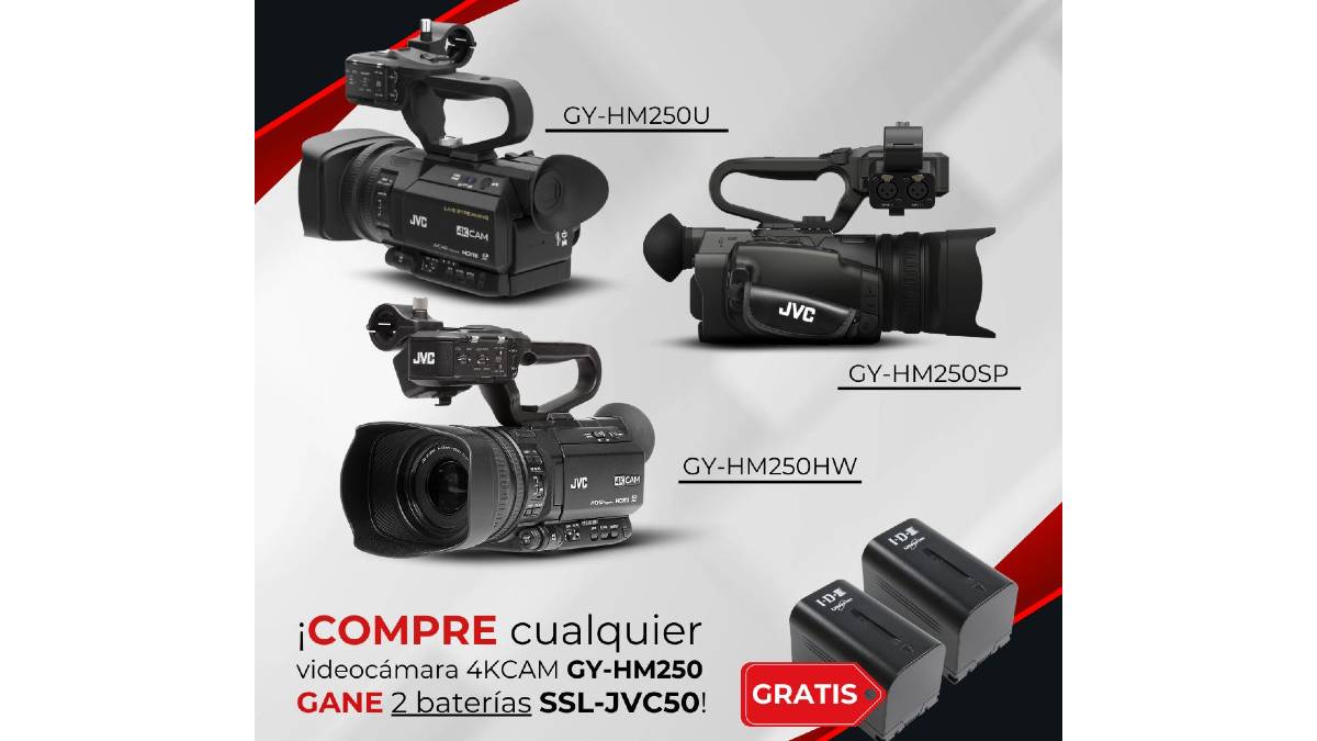 JVC lanzó promoción para Latam con sus cámaras