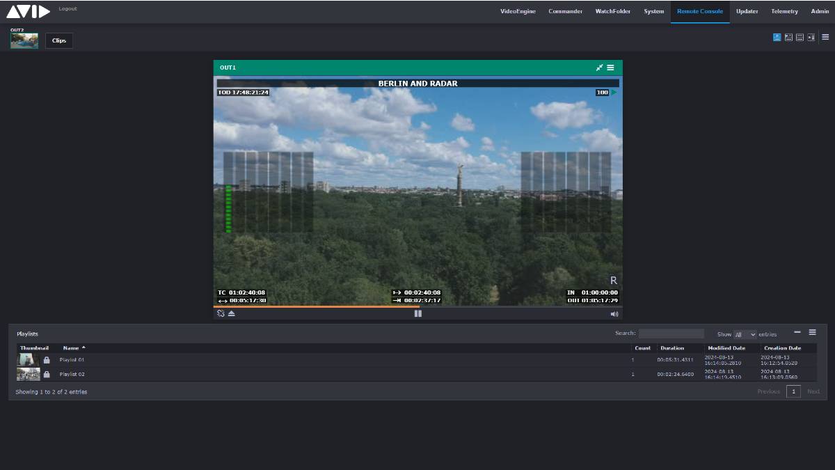 Solución Avid Stream IO es compatible con SMPTE 2110