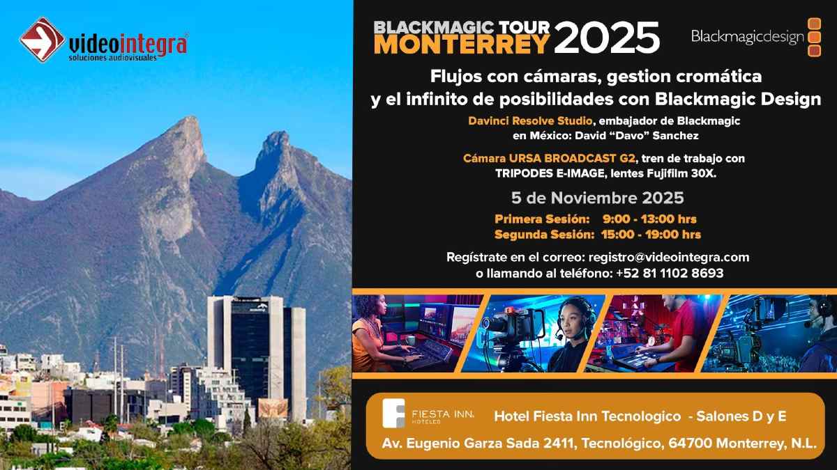 El Blackmagic Week llega a Monterrey