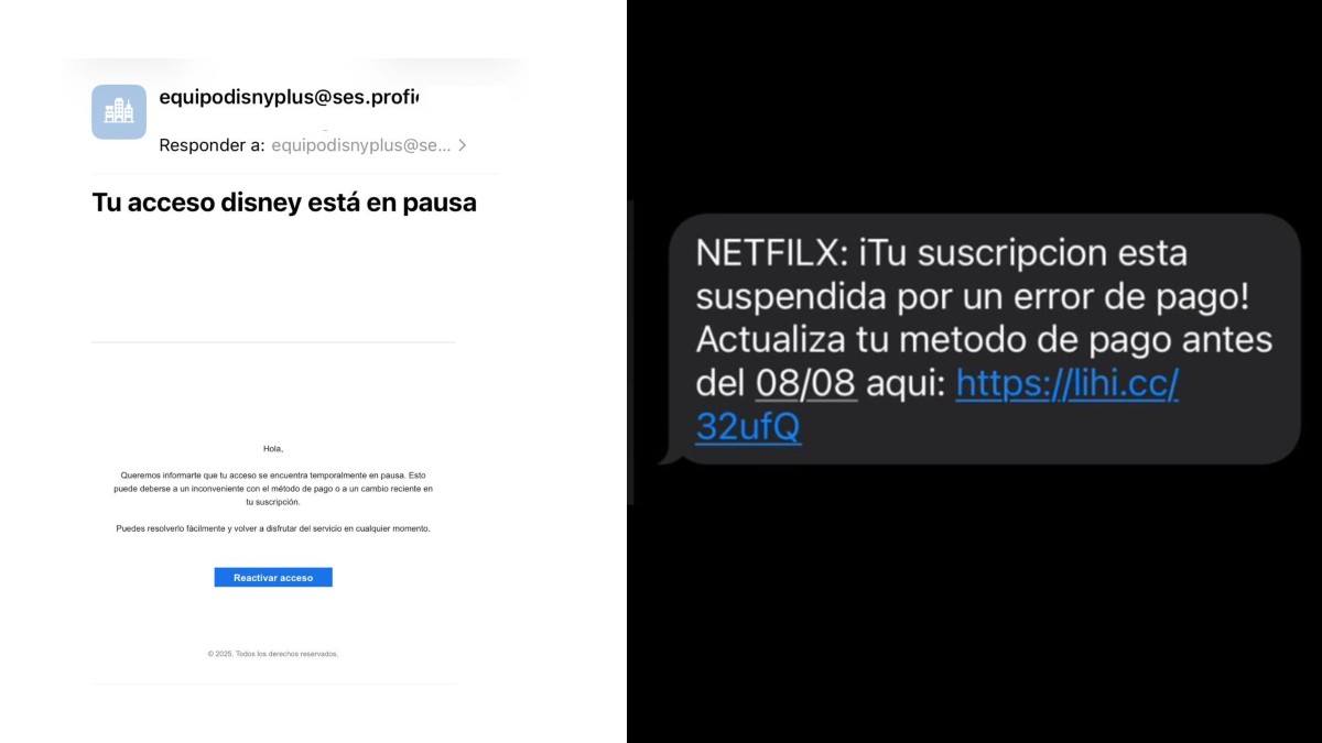 Suplantan plataformas de streaming para robar datos